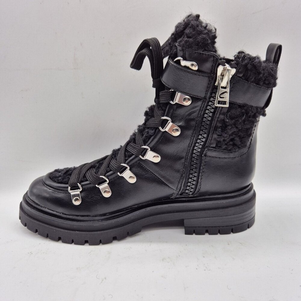 Circus by Sam Edelman Women's Boots Size 7 Gretchen Shearling Hiker Black - Picture 3 of 9